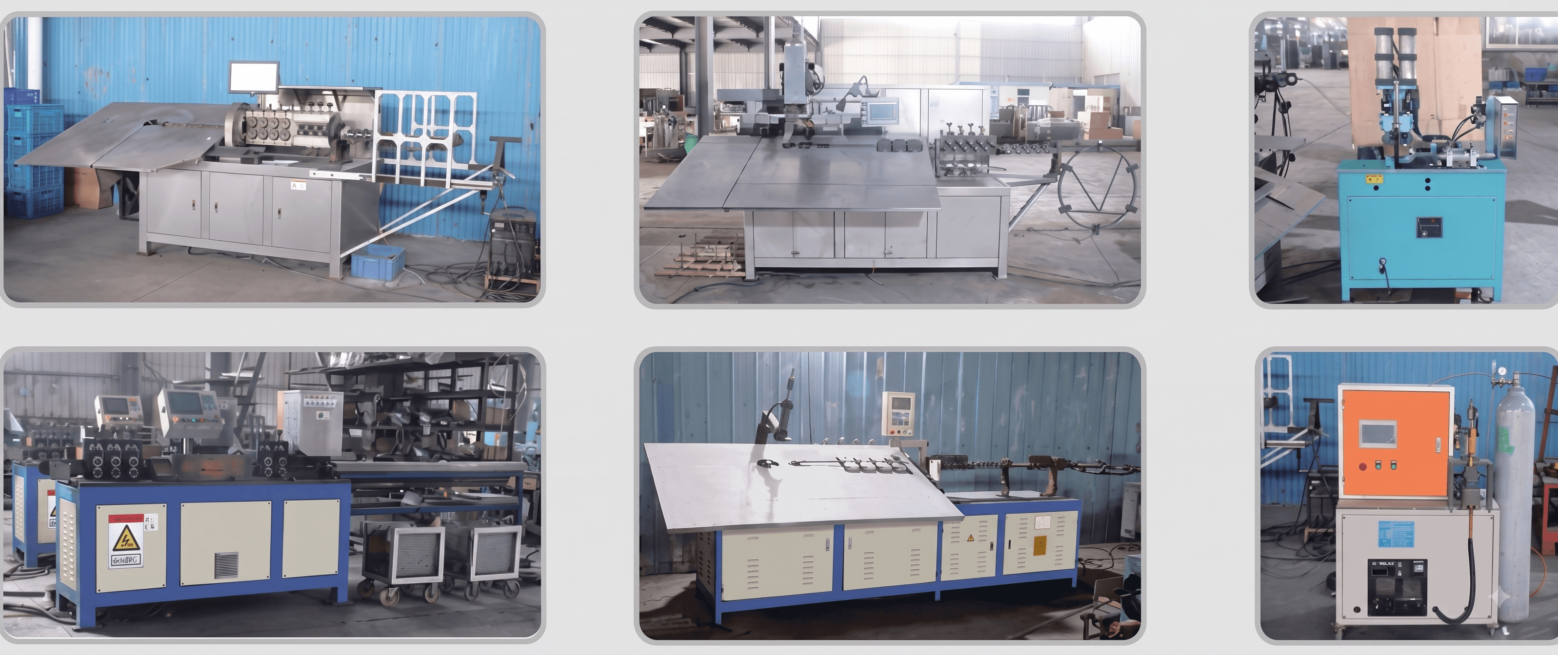 Automated welding and production lines in the Meixing workshop